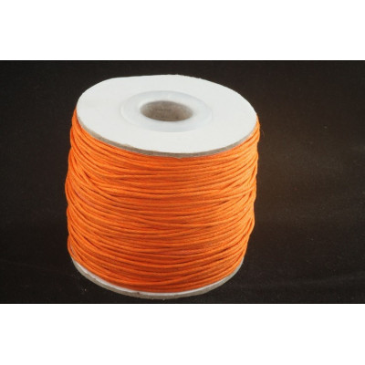 Waxed cord 1 mm N. a12 Orange