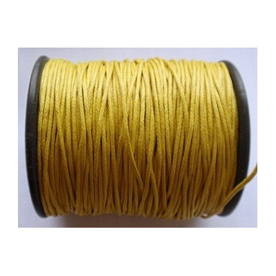 Cordón encerado 1 mm N. 45 Amarillo