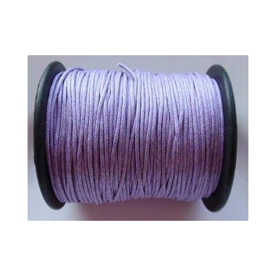 cordon ciré 1 mm N. 51 Violet