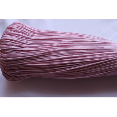 Waxed cord 1 mm N. 60 Pink