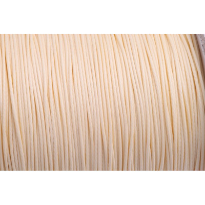 Glänzend Wachste schnur 0,5 mm N. 158 Beige