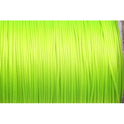 Cordon ciré brillant 0,5 mm N. 175 Vert