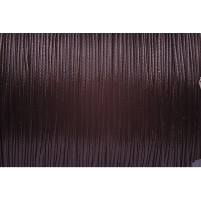 cordón encerado brillante 0,5 mm N. 176 Marrón