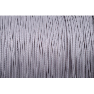 Cordon ciré brillant 0,5 mm N. 177 Gris