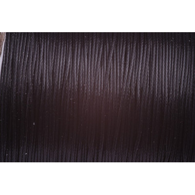 Cordon ciré brillant 0,5 mm N. 178 Noir
