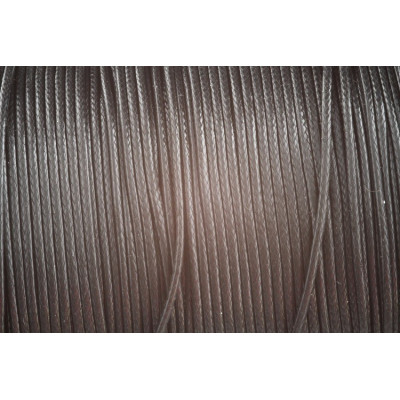 Glossy Waxed cord 1 mm N. 108 Black
