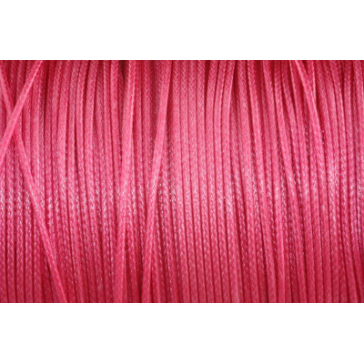 Glänzend Wachste schnur 1 mm N. 109 Rosa