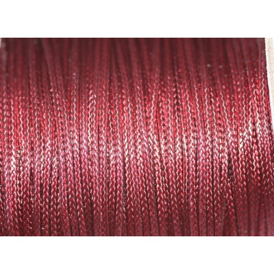 Glänzend Wachste schnur 1 mm N. 110 Rot