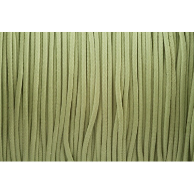 Cordon ciré brillant 1 mm N. 102 Vert