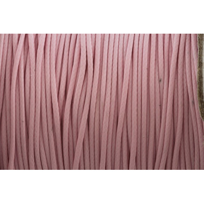 cordón encerado brillante 1 mm N. 92 Rosado
