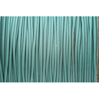 Glänzend Wachste schnur 1 mm N. 99 Hellblau