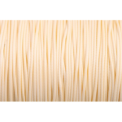 cordón encerado brillante 1 mm N. 180 Beige