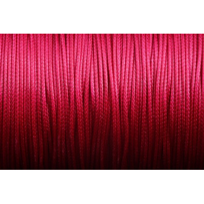 cordón encerado brillante 1 mm N. 186 Rojo