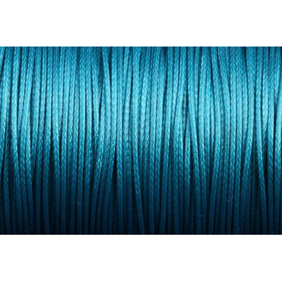 Glossy Waxed cord 1 mm N. 193 Blue