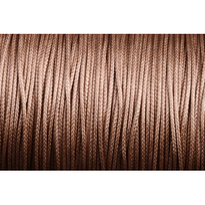 Glossy Waxed cord 1 mm N. 200 Brown