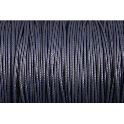 Glossy Waxed cord 1 mm N. 202 Grey