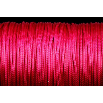 Glossy Waxed cord 1 mm N. 213 Pink
