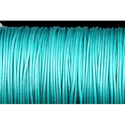 Cordon ciré brillant 1 mm N. 218 Vert