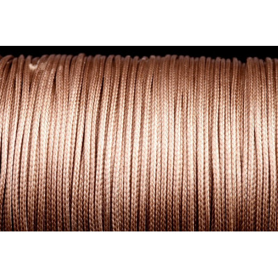 Cordon ciré brillant 1 mm N. 224 Beige