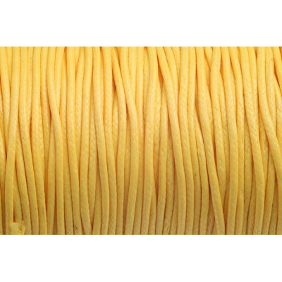 Cordon ciré brillant 1,5 mm N. 136 Jaune