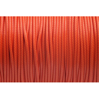 Cordon ciré brillant 1,5 mm N. 138 Rouge