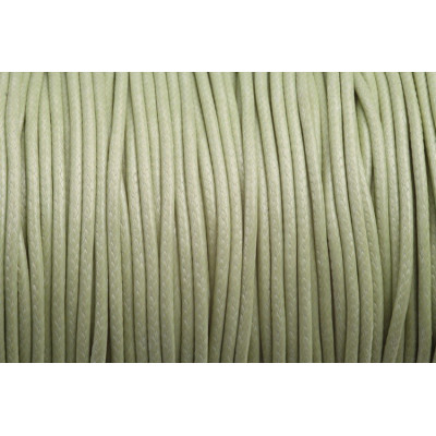Cordon ciré brillant 1,5 mm N. 145 Vert