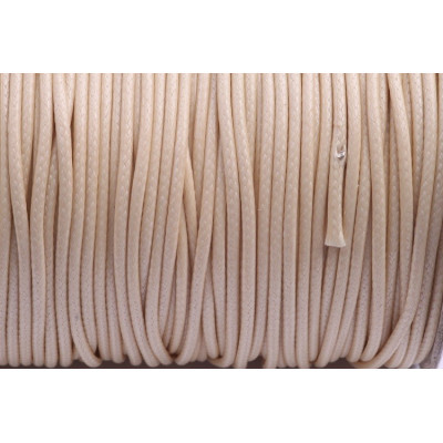 Glänzend Wachste schnur 1,5 mm N. 148 Beige