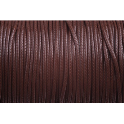 cordón encerado brillante 1,5 mm N. 151 Marrón