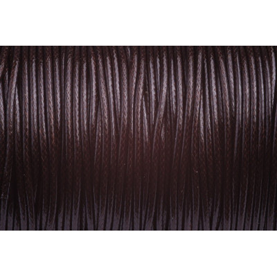 Cordon ciré brillant 1,5 mm N. 152 Marron