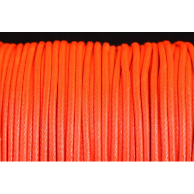 Glossy Waxed cord 1,5 mm N. 227 Orange