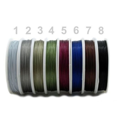 Cable de joyas 0,45 mm N. 6 Azul