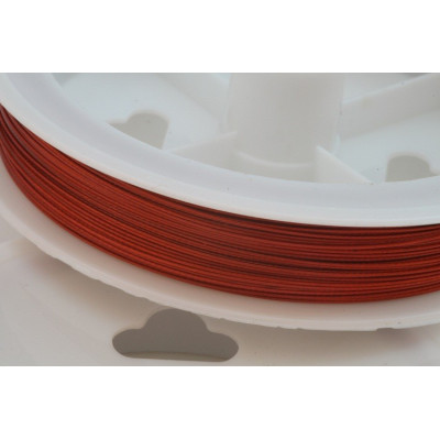 Cordino bigiotteria 0,45 mm N. 59 Rosso