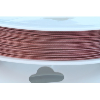 Câble de bijoux 0,45 mm N. 65 Marron