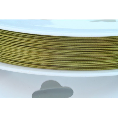Jewelry cable 0,45 mm N. 66 Green