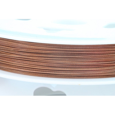 Cable de joyas 0,45 mm N. 72 Marrón