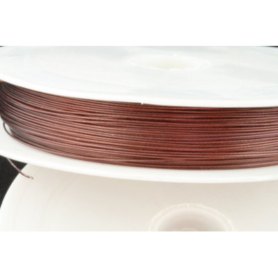 Cable de joyas 0,45 mm N. 73 Marrón