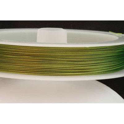Jewelry cable 0,38 mm N. 49 Green