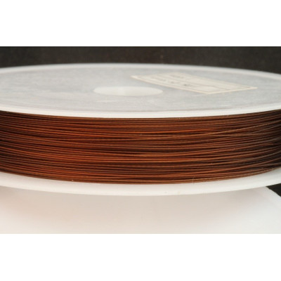 Cable de joyas 0,38 mm N. 53 Marrón