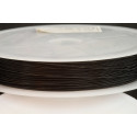 Câble de bijoux 0,38 mm N. 54 Noir