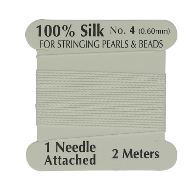 Silk thread N. 1 White