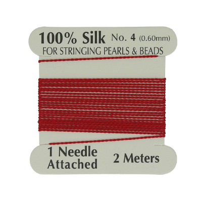 Silk thread N. 7 Red