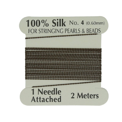 Seidenfaden N. 19 Braun