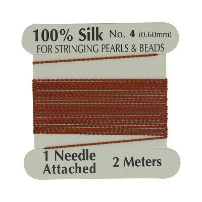 Silk thread N. 20 Brown