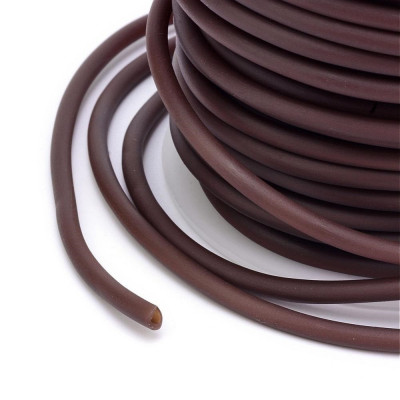 Silicone tube 3mm N. 14 Brown