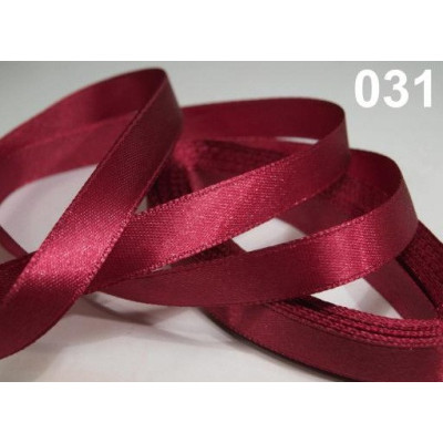 Satin ribbons 6 mm N. 031 Red
