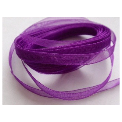 Nastri di chiffon 6 mm N. 3 Viola