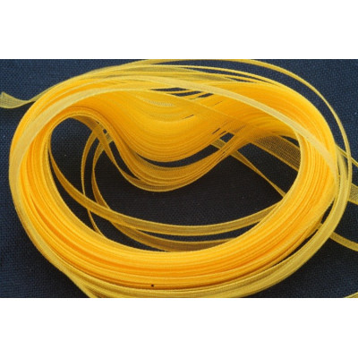Chiffon ribbons 6 mm N. 11 Yellow