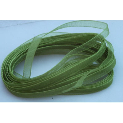 Chiffon ribbons 6 mm N. 14 Green