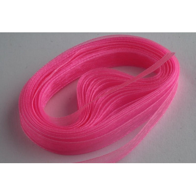 Nastri di chiffon 6 mm N. 18 Rosa