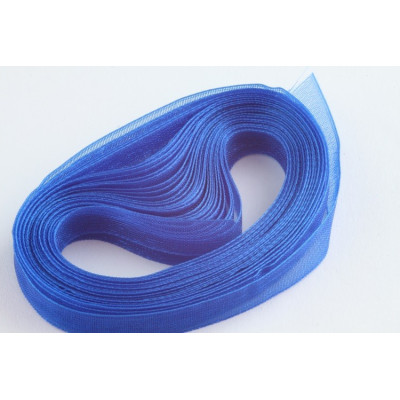 Chiffon ribbons 6 mm N. 21 Blue